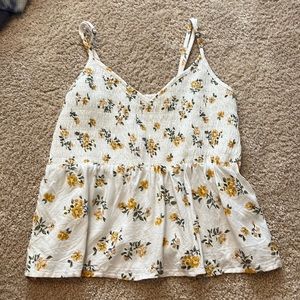 Hollister Floral Summer Tank